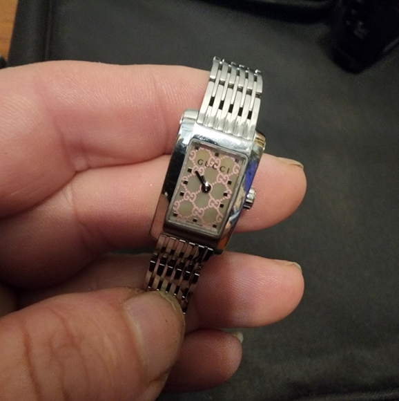 Stainless Steel Pink Mother of Pearl 15mm 8600L Quartz - Picture 10 of 11